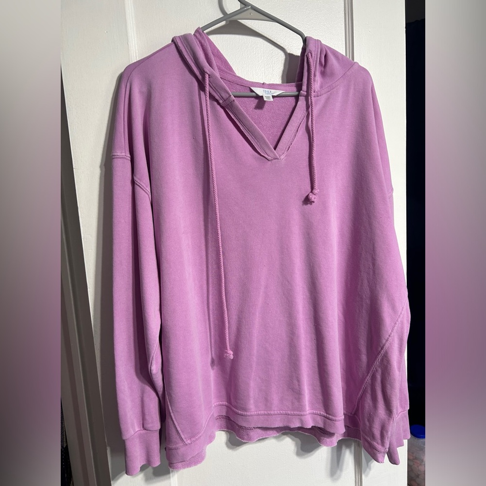 Pink hoodie sweatshirt